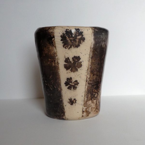 Vase trois géraniums - vendu