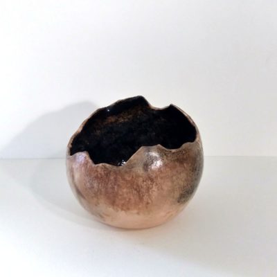 Oeuf terre rose