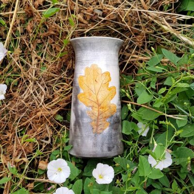 Vase feuille de chêne